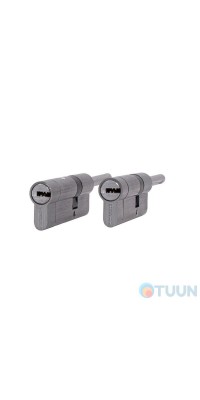 Buonellе B10TCP3050SCX7 Tandem 30/50 mm door cylinder 5 keys + 2 mounting keys, key/rod, matt chrome
