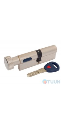 Циліндр Mauer KC-NW4 46/31=77 кругл.ручка нікель 3 кл