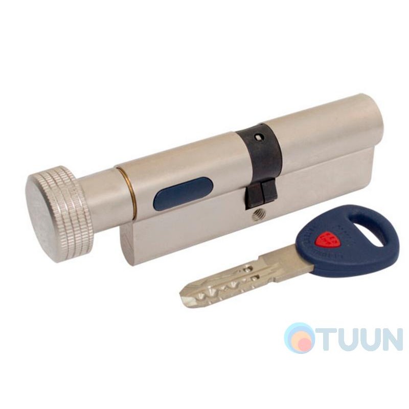 Циліндр Mauer KC-NW4 46/31=77 кругл.ручка нікель 3 кл