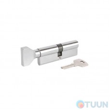 Cylinder "ВRUNO" 45/45mm Z hole 90mm 5 cl rotatable chrome