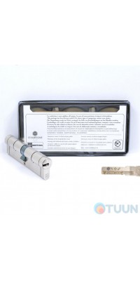 Mottura Art. C39D515101 Цилиндр 51*51 кл мат никель 5кл