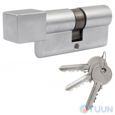 Cortellezzi Primo 117 SQ cylinder 30x30 key/square turn. matt chrome