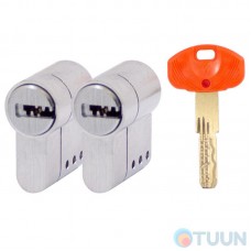 Securemme 3600UCS2727115 Комплект полутел цилиндра 5кл+1монтажный ключ мат.хром