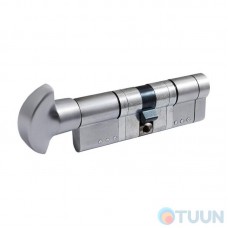 цилиндр Securemme 361PCS4545115 K64 45/45 мм 5кл +1 монтажный ключ / ручка мат.хром