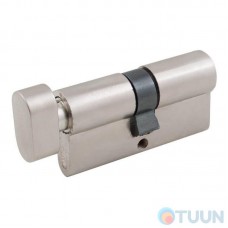 Cylinder "ВRUNO" 30/30mm Z hole 60mm 5 cl rotary nickel