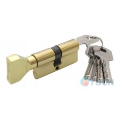 Cylinder "ВRUNO" 30/30mm Z hole 60mm 5 cl rotary brass