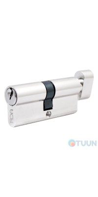 Цилиндр дверной RDA 35/35мм английский ключ/возвратник 70мм 3 ключа хром