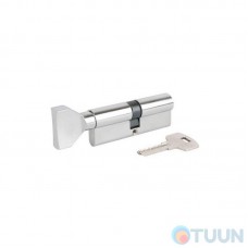 Cylinder "ВRUNO" 40/40mm Z hole 80mm 5 cl rotatable chrome