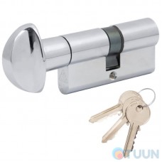 Cylinder Cortellezzi Primo 117F 30x30 key/turn. chrome