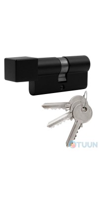 Cylinder Cortellezzi Primo 117 SQ 30x30 key/square turn. black