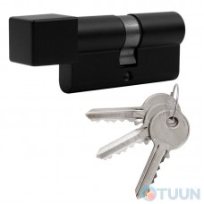 Cylinder Cortellezzi Primo 117 SQ 30x30 key/square turn. black