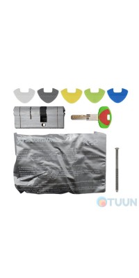 цилиндр Securemme CS30451X5 К22 30/45 мм 5кл+1 монтажный ключ, мат. хром