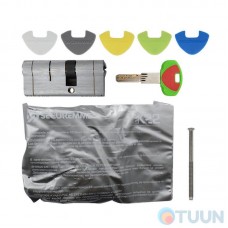 цилиндр Securemme CS30451X5 К22 30/45 мм 5кл+1 монтажный ключ, мат. хром