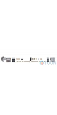 Securemme K1 cylinder 50/45 mm key/handle 5cl + 1 mounting mat chrome
