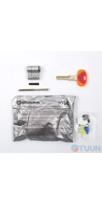 Securemme 3600UCS27XX115 Пів тіла циліндра 5кл+1монтажный ключ мат.хром