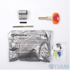 Securemme 3600UCS27XX115 Пол тела цилиндра 5кл+1монтажный ключ мат.хром