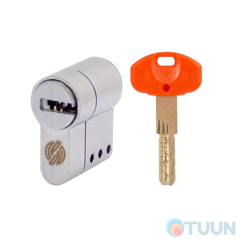 Securemme 3600UCS27XX115 Пол тела цилиндра 5кл+1монтажный ключ мат.хром