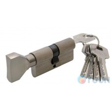 Cylinder "ВRUNO" 30/30mm Z hole 60mm 5 cl rotary ant brass