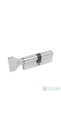 Cylinder BRUNO SECURITY 45/45mm laz. 90mm 5cl flat. rot. chrome