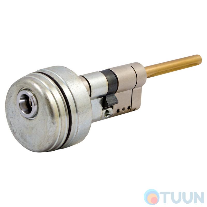 Циліндр дверний Mottura C3DP613100 61/31 мм, лазерний ключ/шток, 5 ключів, (без ковпачка)