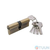 Циліндр RDA 45/45мм лаз. 90мм 5кл ант.латунь