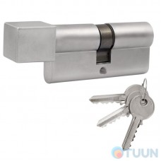 Cylinder Cortellezzi Primo 117 SQ 35x35 key/square turn. matte chrome