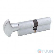 цилиндр Securemme 3200PCS40401X5 К2 40/40 мм 5кл +1 монтажный ключ/ручка мат.хром
