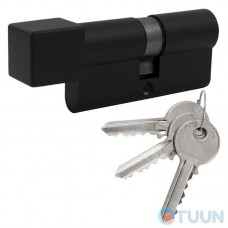 Cortellezzi Primo 117 SQ cylinder 35x35 key/square turn. black