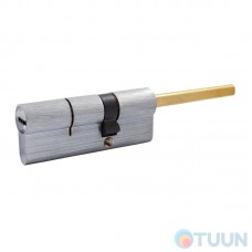 цилиндр Securemme 3200QCS30501X5 К2 30/50 мм 5кл+1 монтажный ключ, со штоком, мат. хром