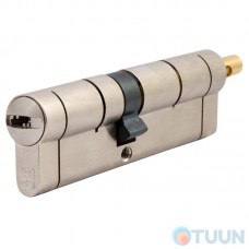 Door cylinder Mottura C55D515101 41/51 mm, laser key, turn signal, 5 keys, matte nickel