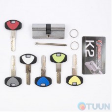 цилиндр Securemme 3200CCS35351X5 К2 35/35 мм 5кл +1 монтажный ключ мат.хром