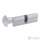 цилиндр Securemme 3200PCS35351X5 К2 35/35 мм 5кл +1 монтажный ключ/ручка мат.хром