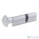 цилиндр Securemme 3200PCS50401X5 К2 50/40 мм 5кл +1 монтажный ключ/ручка мат.хром