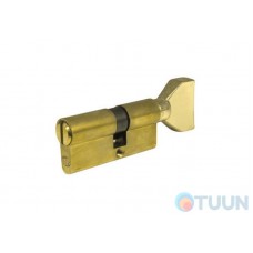 Cylinder STV 34/34mm 68mm flat turn brass see without keys