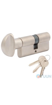 Cylinder Cortellezzi Primo 117F 35x35 key/turn. matte nickel