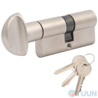 Цилиндр Cortellezzi Primo 117F 45x35 ключ/поворот. мат никель