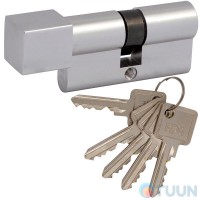 цилиндр RDA 30/30мм англ. 60мм 5кл квадратный эт. хром