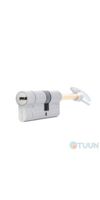 Buonellе cylinder B10CQ4030SCX6 40/30 mm key / rod, 5 keys + 1 assembly key, matte chrome
