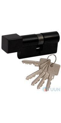 цилиндр RDA 35/35мм англ. 70мм 5кл квадратный эт. черный