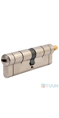 Цилиндр дверной Mottura C55F515101 51/51 мм, лазерный ключ, под поворотник, 5 ключей, никель матовый