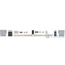 цилиндр Securemme K75 30/30 мм ключ/ключ 5кл + 1 мотажный мат хром