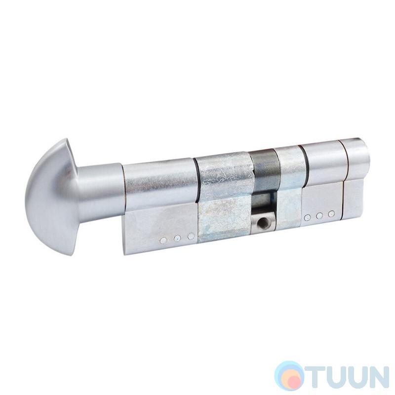 Цилиндр Securemme 361BPCS5040115 K64 50/40 мм 5кл +1 ключ/ручка мат.хром
