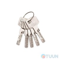 Цилиндр Mgserrature 41/51 = 92mm кл/кл латунь 5 ключей