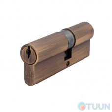 Door cylinder Cortellezzi Primo 116 35/45 mm, key/key, antique bronze
