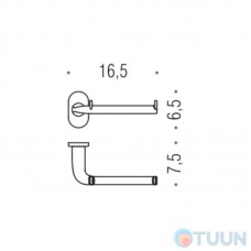 Colombo B2208 Bart chrome paper holder