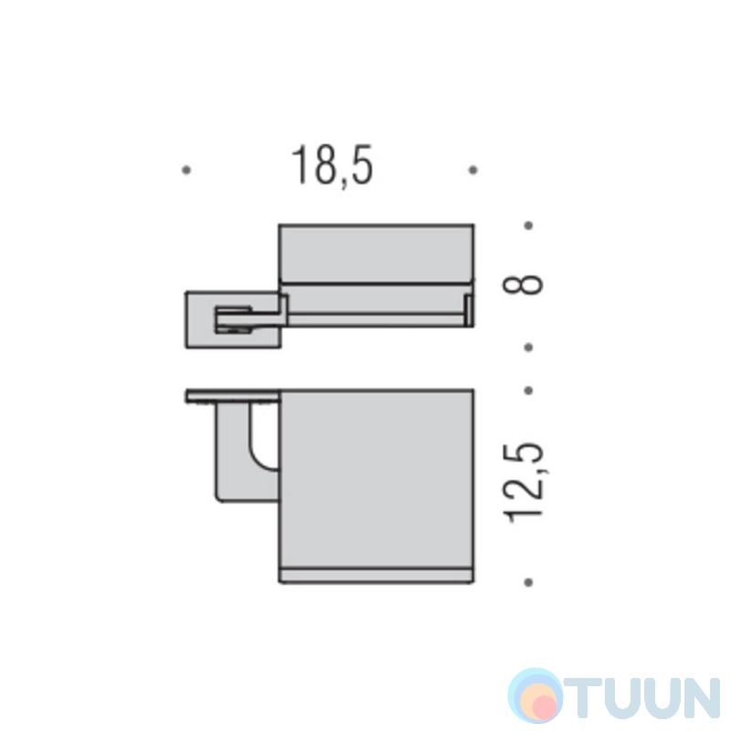Colombo B1691 Look Chrome Paper Holder