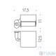 Paper holder with lid chrome Colombo B2291 Bart