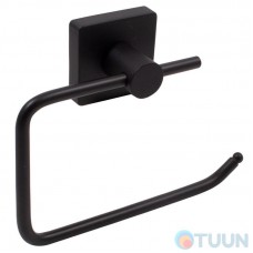Trento Moderno Grande Nero open paper holder, black