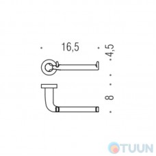 Colombo B2708 Basic Paper Holder Chrome