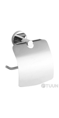 Trento Planet Paper Holder with Lid, Chrome